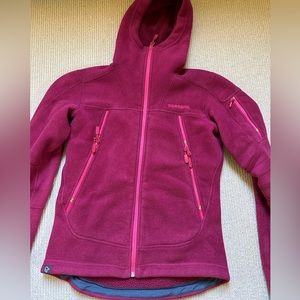 Norona Narvik Warm3 Hooded Polartec fleece jacket, small